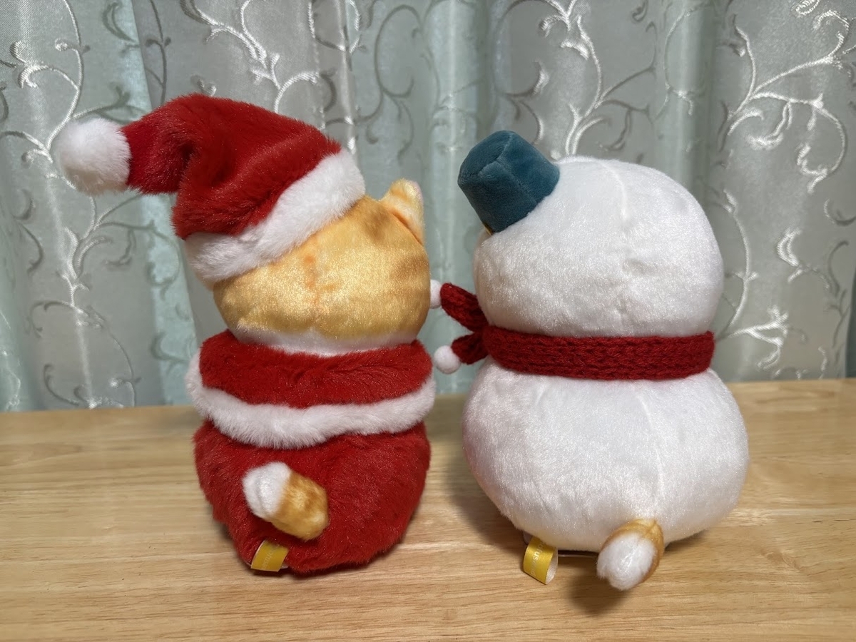 モフサンド ぬいぐるみ　プレゼントにゃん　プレゼントサンタにゃん　雪だるまにゃん mofusand プレゼントサンタにゃんぬいぐるみS | mofusand
