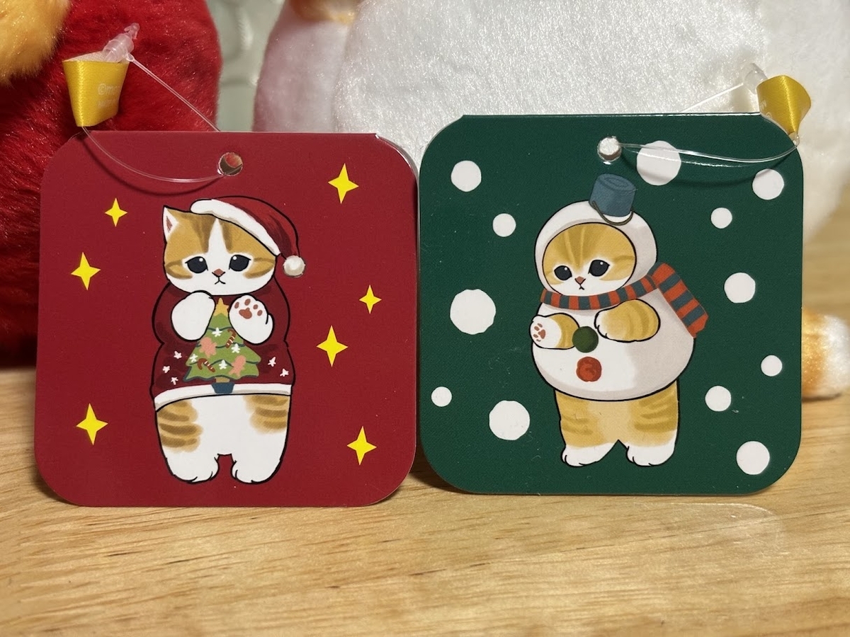 モフサンド ぬいぐるみ　プレゼントにゃん　プレゼントサンタにゃん　雪だるまにゃん mofusand プレゼントサンタにゃんぬいぐるみS | mofusand