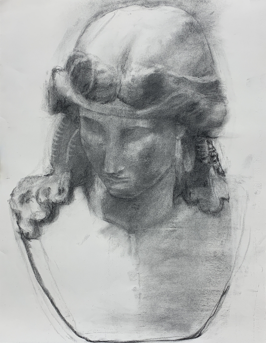 木炭画 アリアナグランデ インテリア 絵画