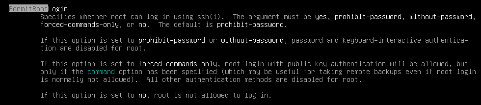 PermitRootLoginをprohibit-passwordからnoに変更する - あそぶ技術