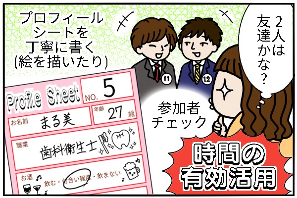 戦略なしに参加してもダメ!? 傾向と対策を練ってお見合いパーティへいざ出陣! by まる美