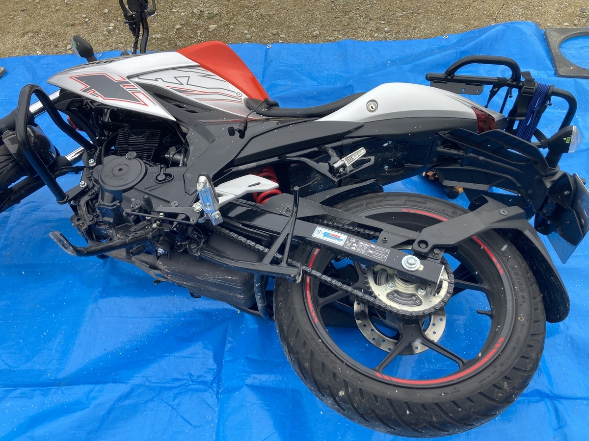 オートバイクラッシュバーフレームエンジン保護ガードバンパー