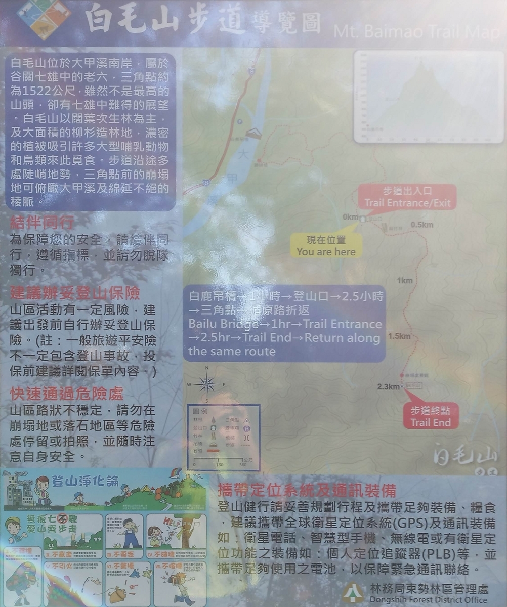 Instagramを見て白毛山（1522m）に登る - おまけの会社員生活《ハケン