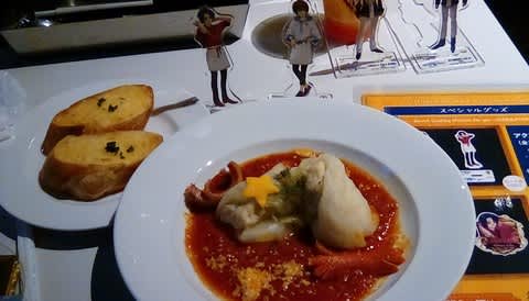ガンダムカフェ「キラとアスランの恩返し-初めての料理-」に行ってき