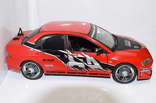 三菱 ランサーエボリューションⅦ ワイルドスピード3 1／18 2000円