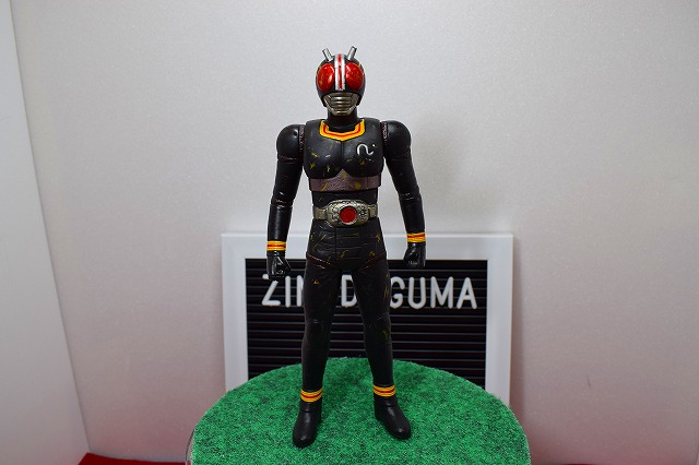 1993年／仮面ライダー・ブラック。ソフトビニール人形。【15cm位