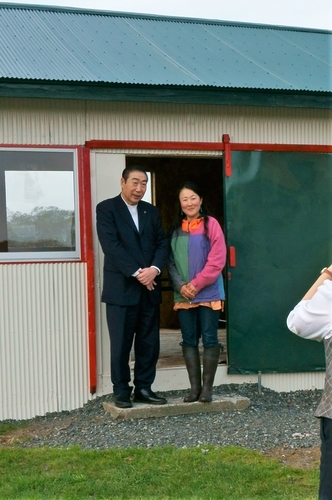 伊藤建業さんが来て下さいました しおんのわんころもち