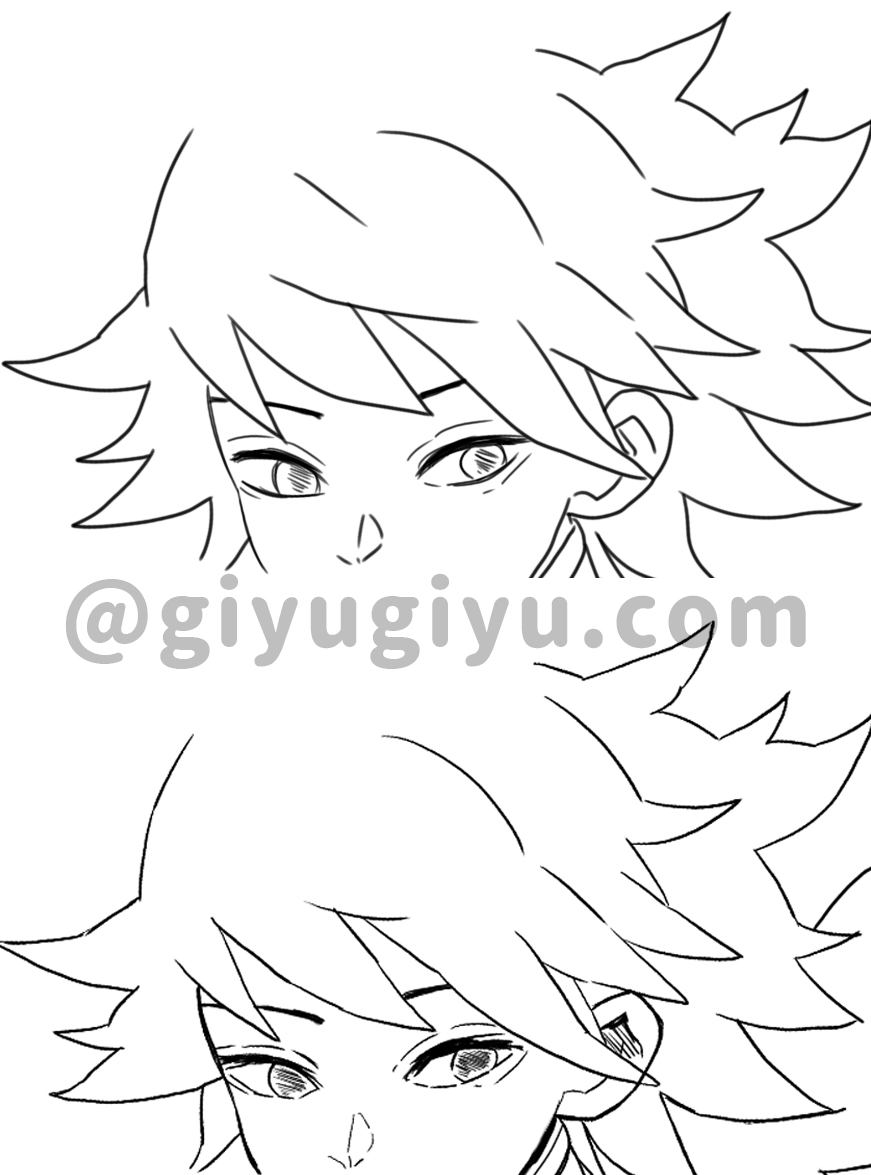 鬼滅の刃 冨岡義勇を描く 原作編 模写講座 推しを描きたい 冨岡義勇をありとあらゆる形で愛するブログ