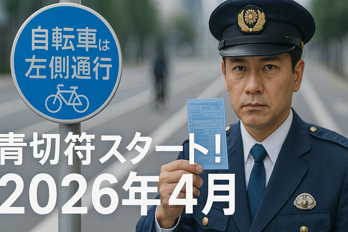 2026年4月自転車法改正！青切符と準備を徹底解説 - 自転車通勤の全て