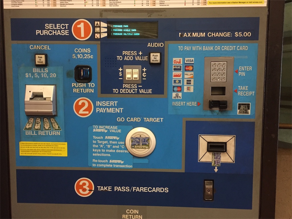 「スマートリップカード（SmarTrip カード）」の買い方 ワシントンD.Cの地下鉄や路線バスで大活躍のICカード ツギタビ