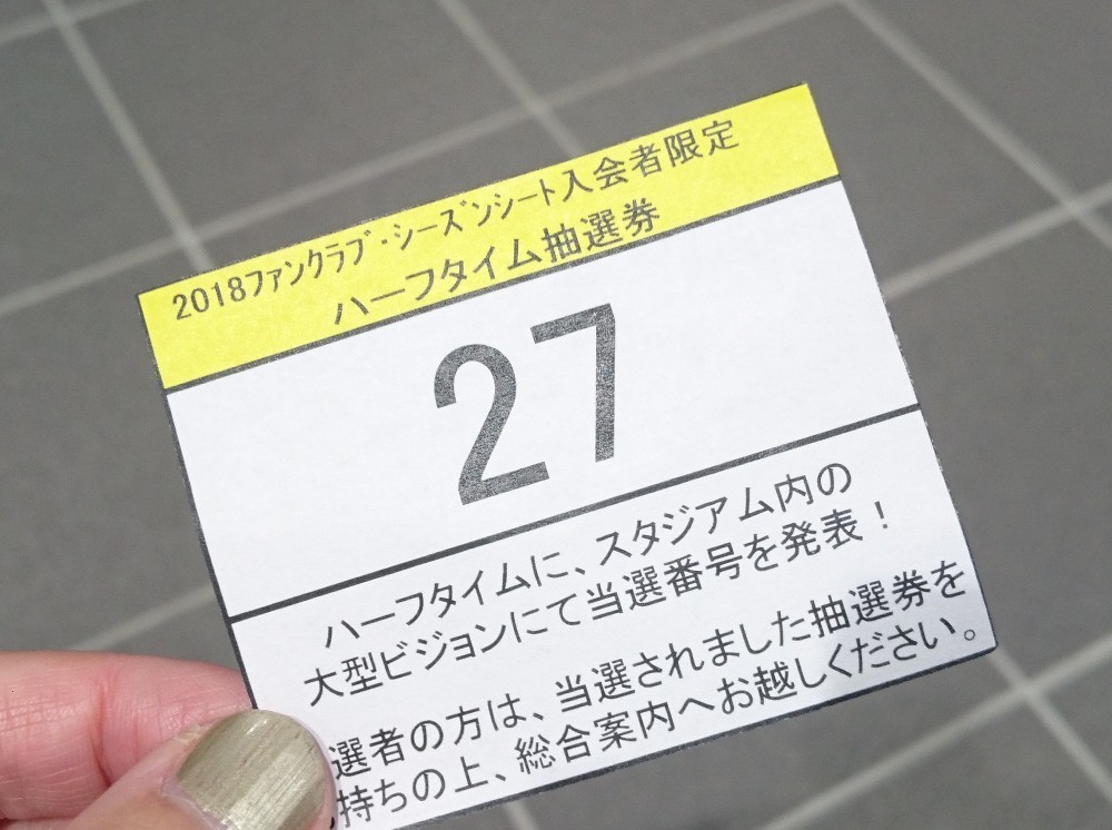 抽選会当選という事実