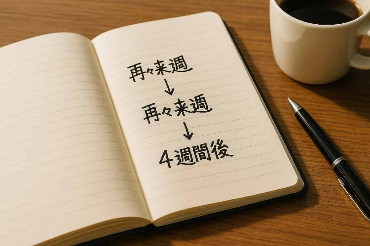 再来週の次は何て言う？語源・使い方・注意点完全版 - hachikou-furusato’s diary