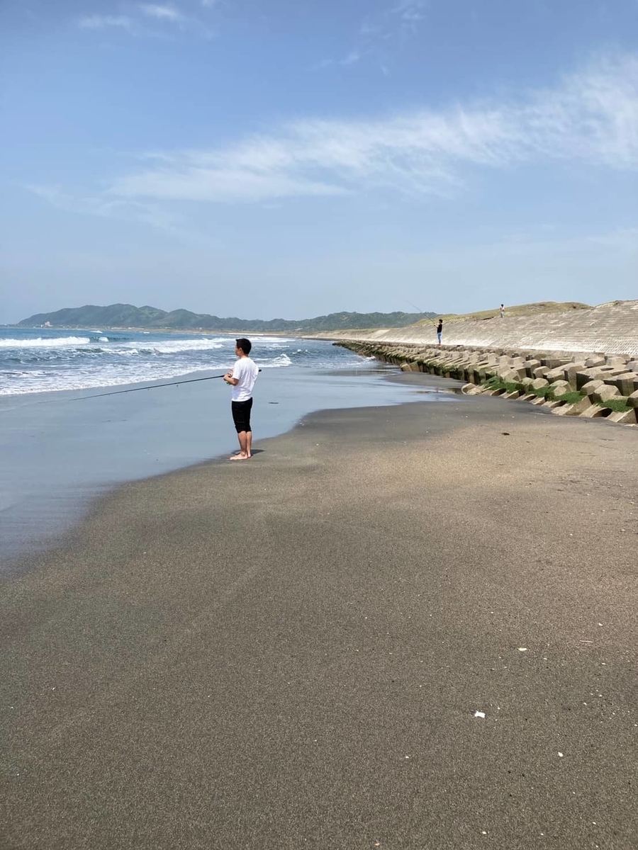 平砂裏サーフ釣り