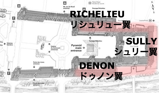 ルーブル美術館おすすめ最短ルート★所要時間1時間で見るべき作品と解説＆回り方MAP付き