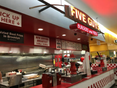 ニューヨーク弾丸旅行★ファイブガイズバーガーFIVE GUYS