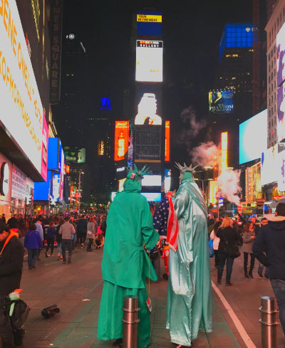 ニューヨーク弾丸旅行★夜のタイムズスクエア