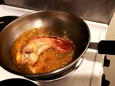 ハワイで自炊、ガーリックシュリンプ、ガーリックロブスター - ハワイでワーケーション