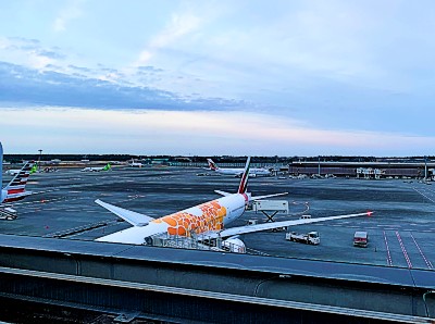 コロナ禍の成田空港。手荷物検査場がやってない？お店、展望台、ラウンジ、チェックインカウンターの様子をレポート！