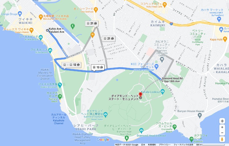 ダイヤモンドヘッドおすすめの4つの行き方、注意点や持ち物は？