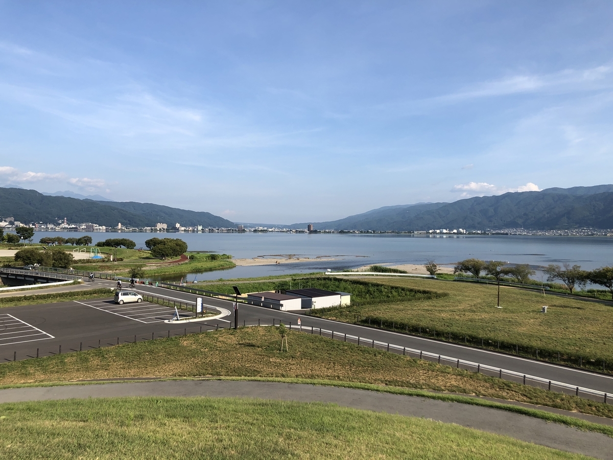 諏訪湖 赤砂崎公園がリニューアル 下諏訪町の公園 ずくだしんしゅう