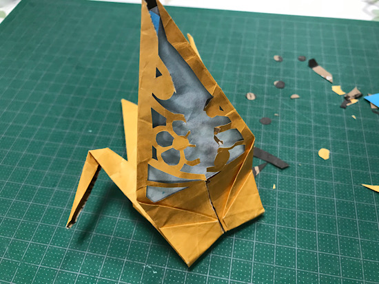 おりづる　おりがみ　きりがみ