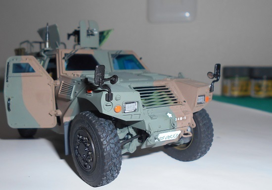 （19）「1/35陸上自衛隊 軽装甲機動車（LAV）」が完成しました。