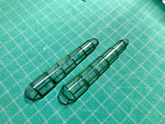 （12）「1/48 中島 B5N2 九七式三号艦上攻撃機」を作ります。塗装したキャノピー。