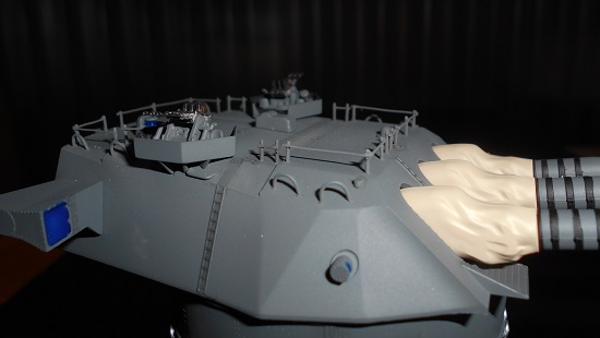 「1/200 戦艦大和 九四式 46センチ3連装主砲塔（増設機銃付き）」完成しました。