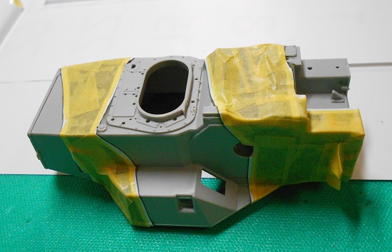 「1/35 陸上自衛隊87式自走高射機関砲 高射教導隊」を作ります。マスキングから塗装まで