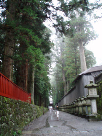 雨の日の二荒山神社 雨の日の二荒山神社