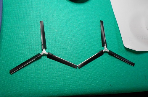 「1/72 オスプレイ ‘‘ 陸上自衛隊 初号機 ”」を作ります。プロップ・ローター。　
