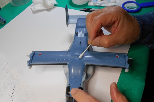 「1/72 オスプレイ ‘‘ 陸上自衛隊 初号機 ”」を作ります。組み立てが終わりました。
