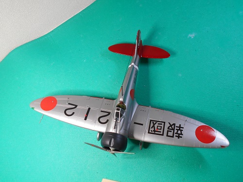 完成した1/32 九六式艦上戦闘機　三菱 A5M2b 日華事変