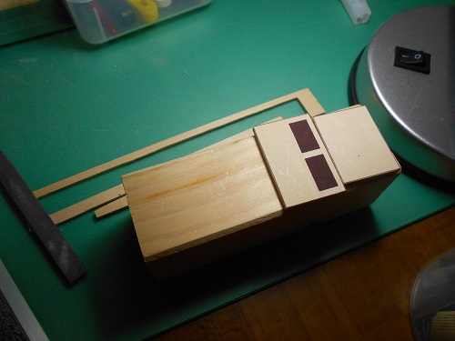 今井科学社製の帆船模型「1/80 日本丸」を作ります。メインブリッジの製作・部品を作る