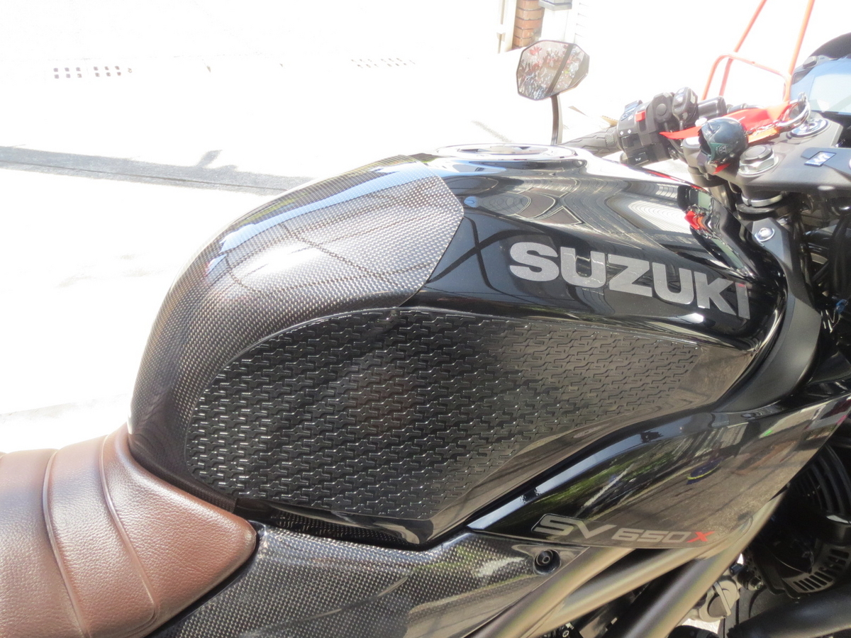 SV650 カスタムパーツ装着。 - zx900aのGPZ900RとHAYABUSA日記