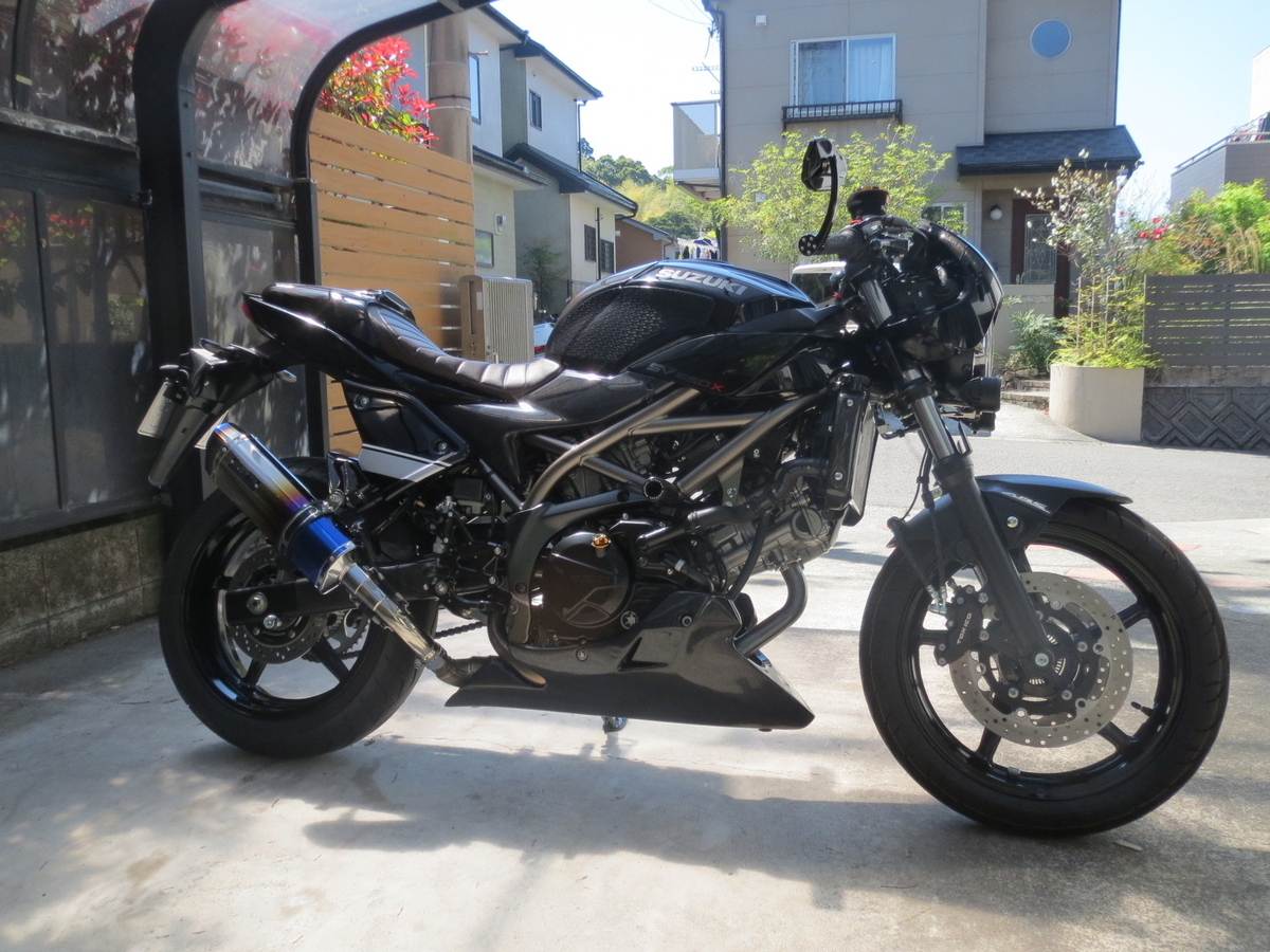 SV650 カスタムパーツ装着。 - zx900aのGPZ900RとHAYABUSA日記