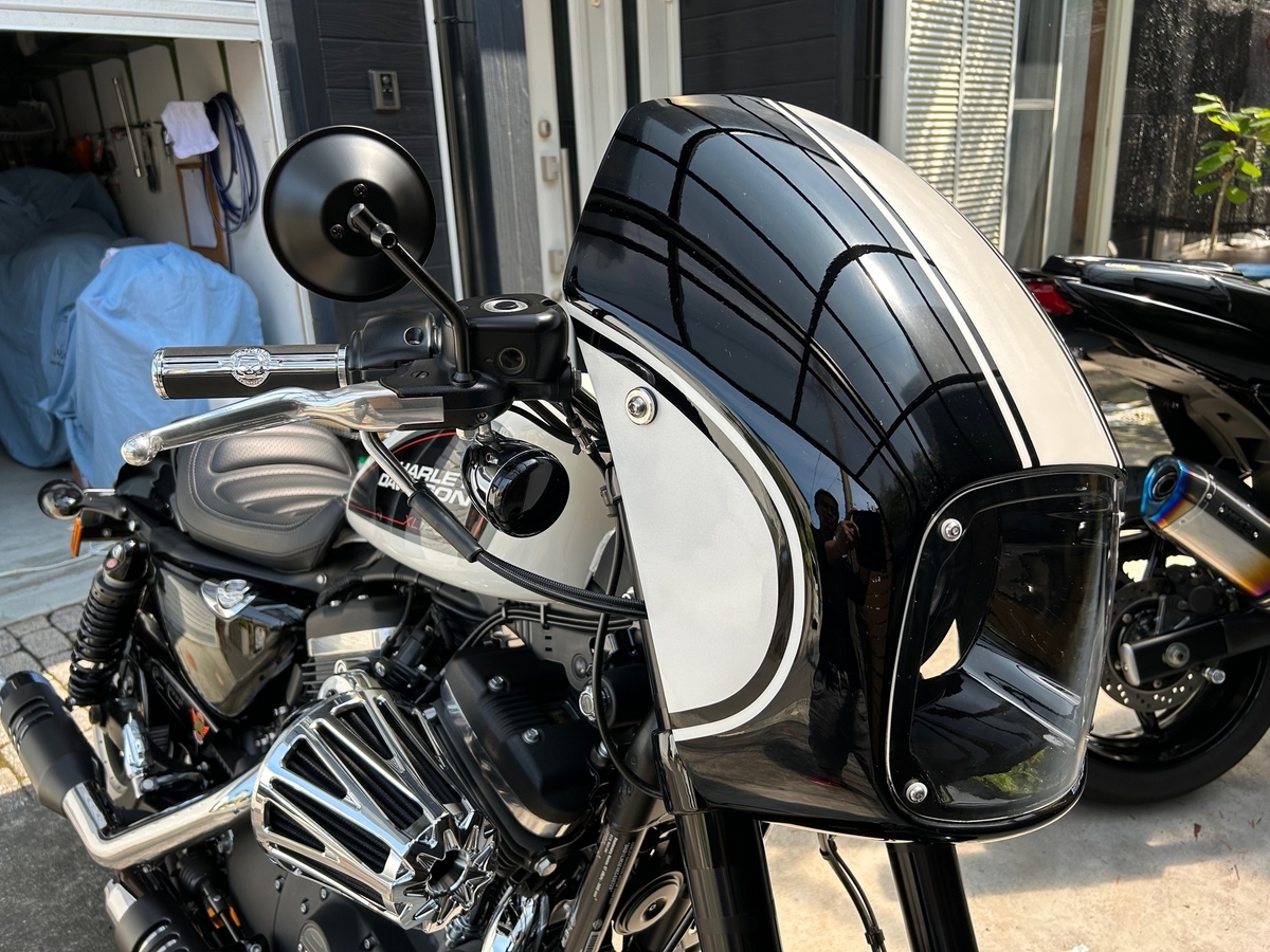 XL1200CXミラー交換＆ガチャキーホルダー - zx900aのGPZ900Rと
