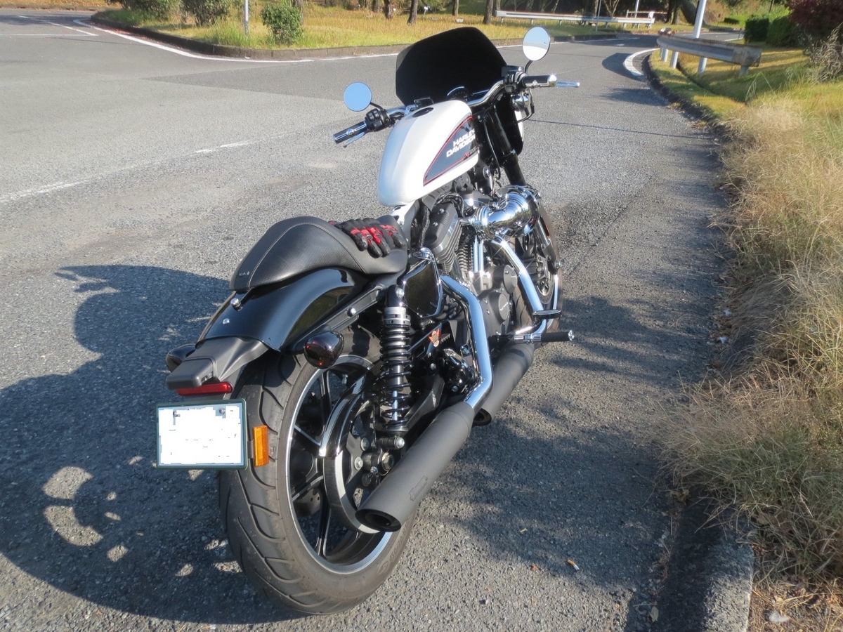XL1200CX マフラー交換 - zx900aのGPZ900RとHAYABUSA日記